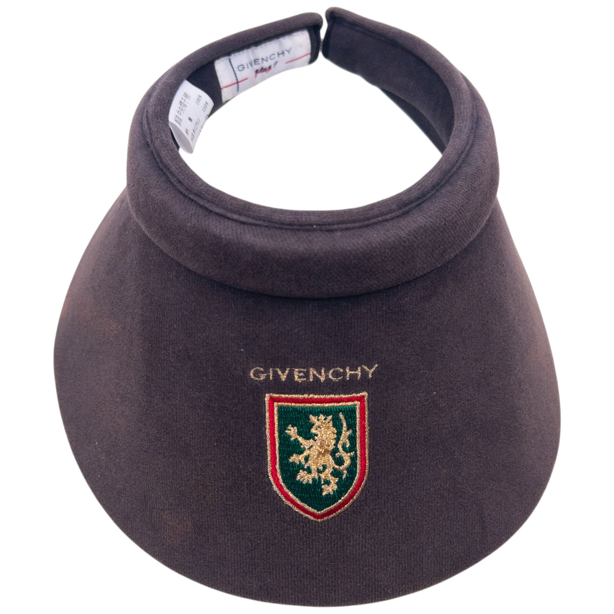 Vintage 90s Givenchy Embroidered Headband Visor Hat