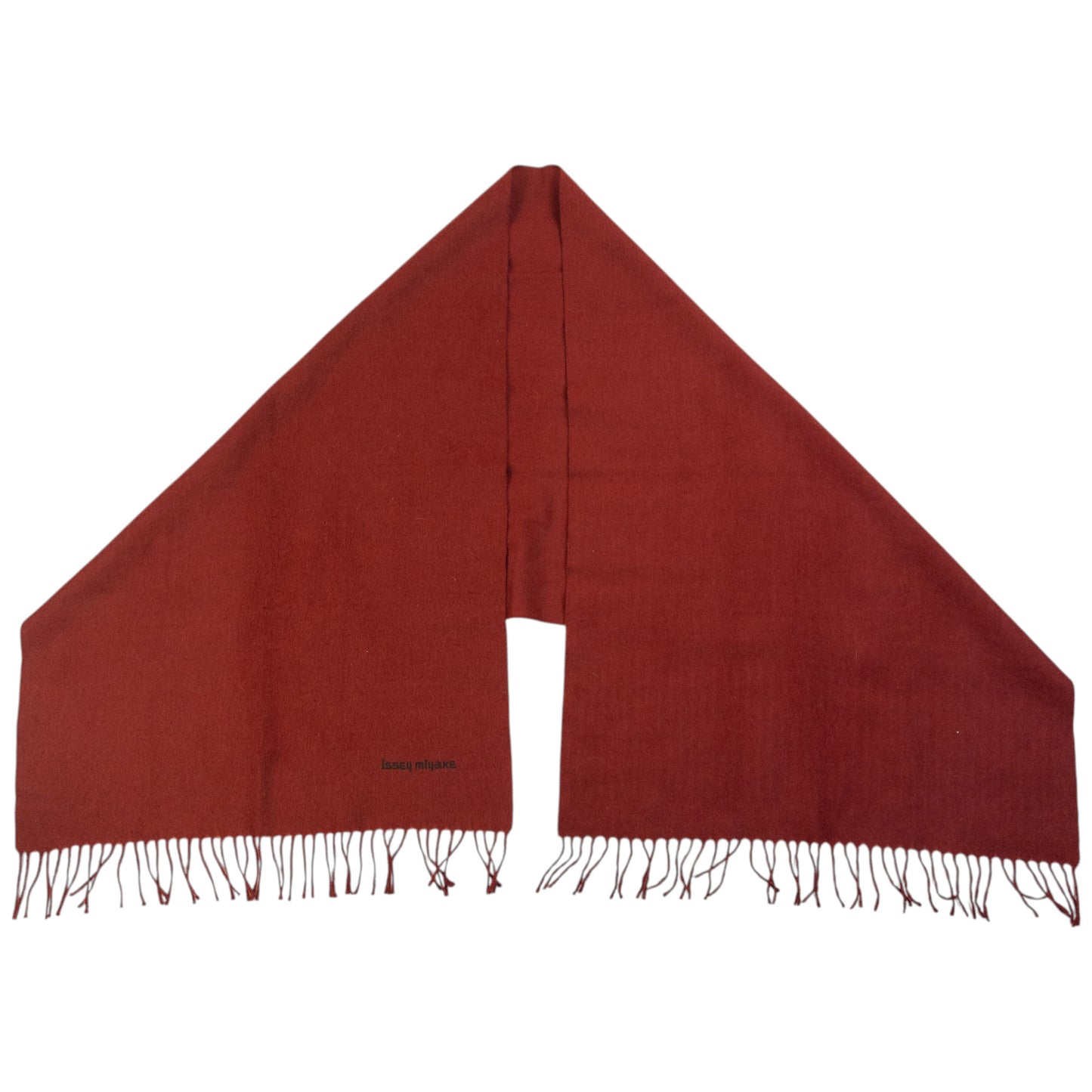 Vintage 90s Issey Miyake Wool Tassel Scarf
