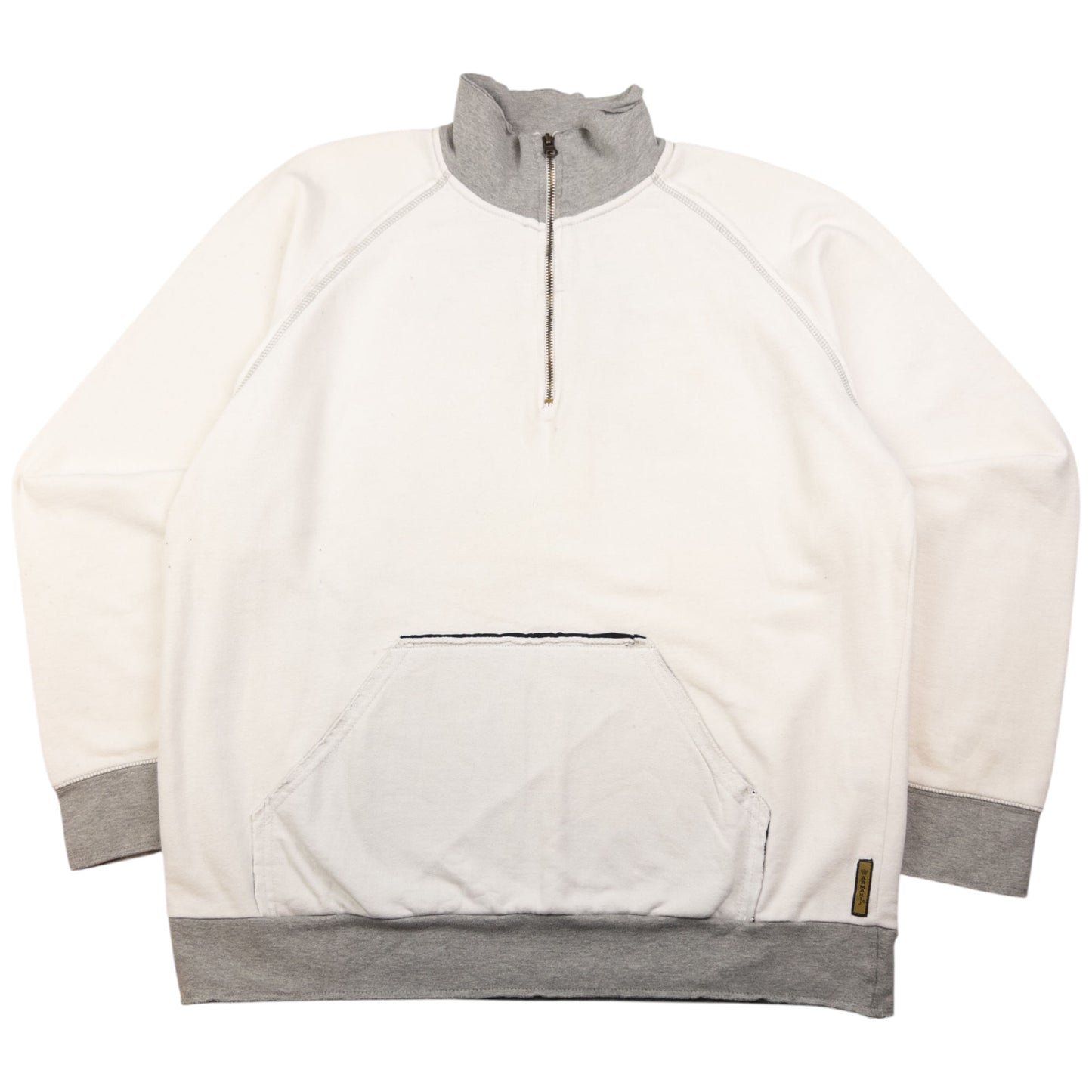 Vintage Armani Jeans Q Zip Sweatshirt Size XL