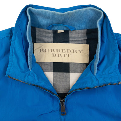 Vintage Burberry Brit Zip Up Bomber Jacket Size L