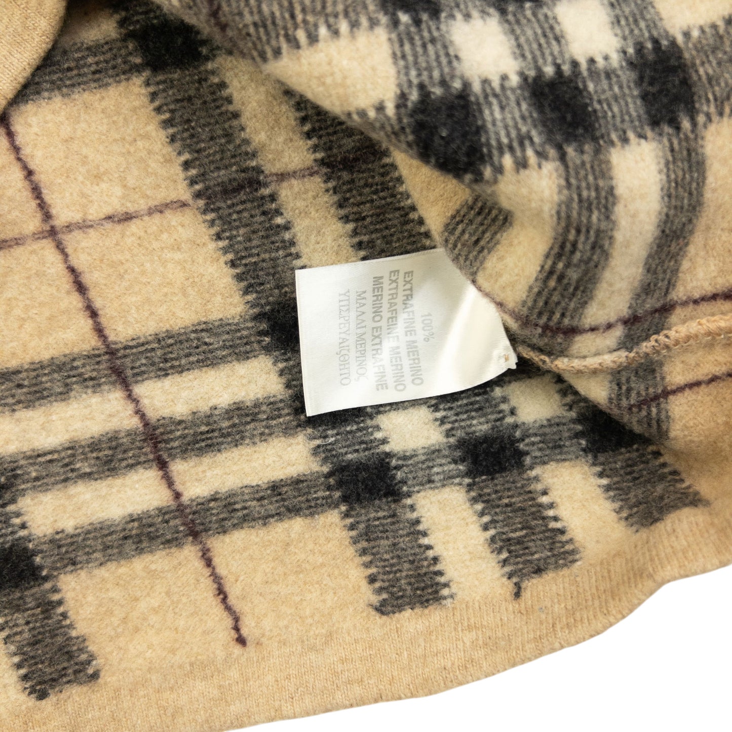 Vintage 2000s  Burberry Nova Check Wool Jumper Womens Size M