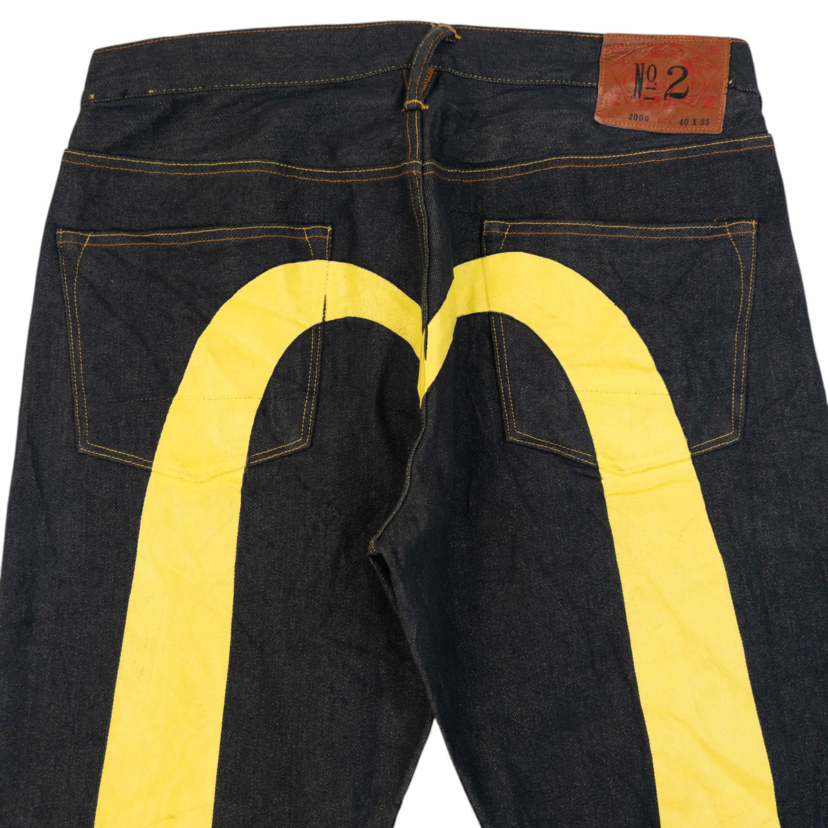 Vintage 2000s Evisu Daicock Japanese Denim Jeans Size W35