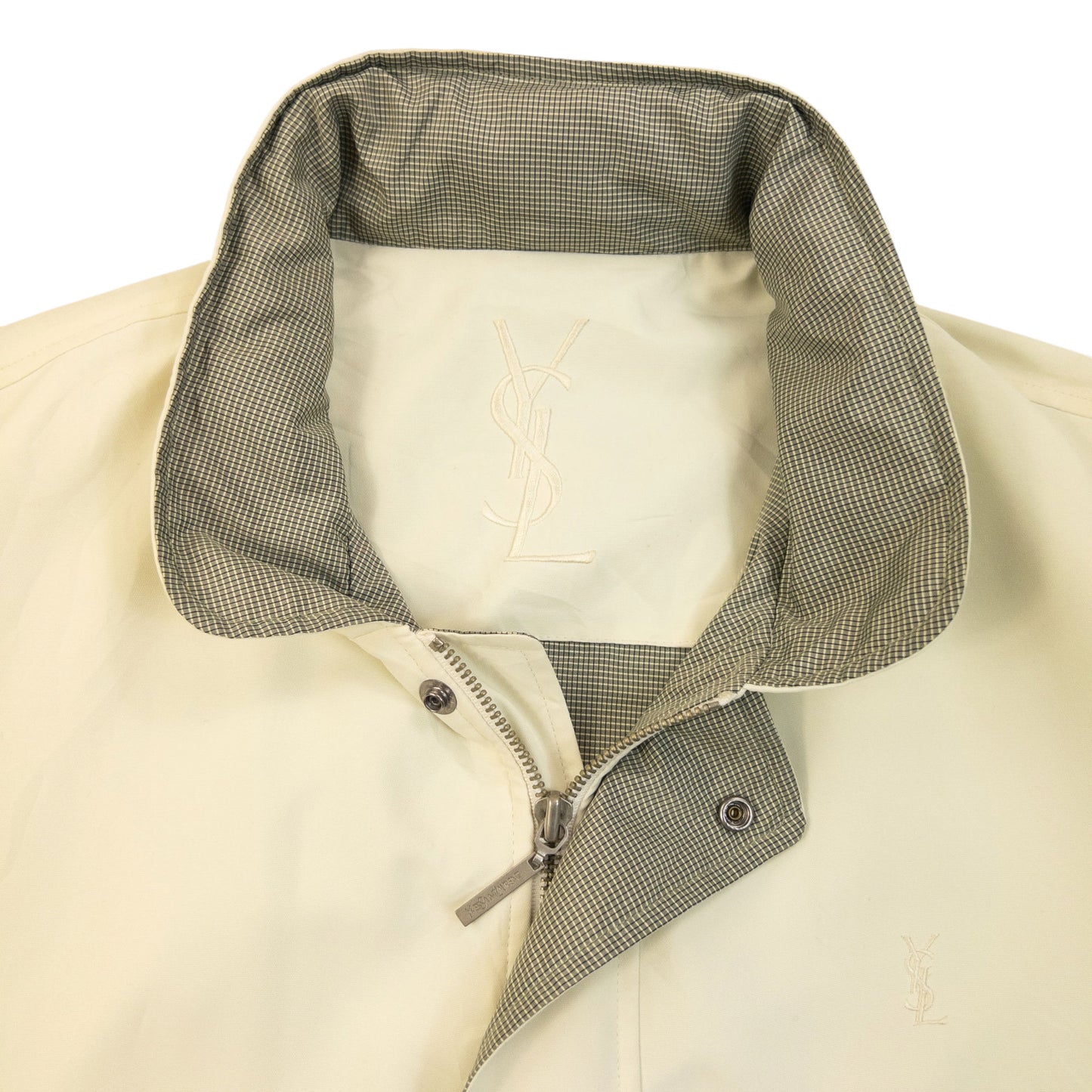 Vintage 90s YSL Yves Saint Laurent Harrington Jacket Size M