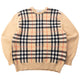 Vintage 90s Burberry Nova Check Wool Jumper Womens Size M