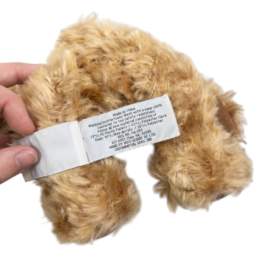 Vintage Burberry Nova Check Scarf Teddy Bear