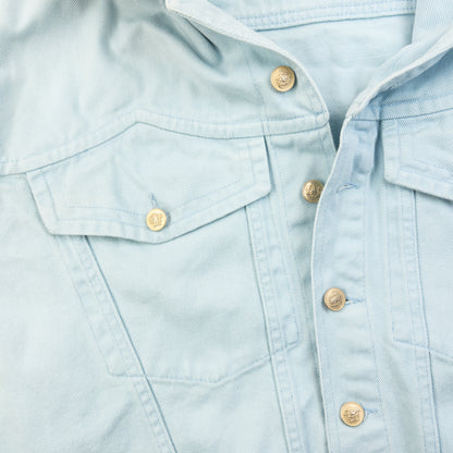 Vintage 90s Versace Jeans Couture Button Up Denim Jacket Size S