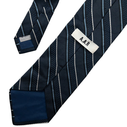 Vintage 90s Issey Miyake Striped Silk Tie