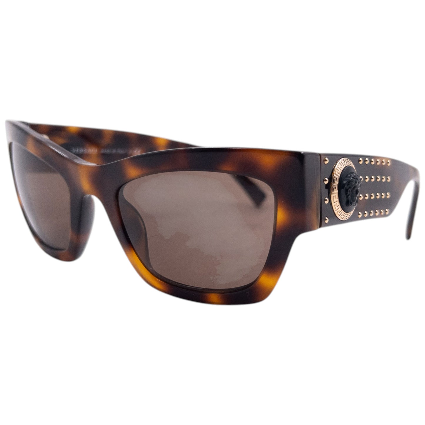 Vintage 2000s Versace Tortoise Shell Sunglasses
