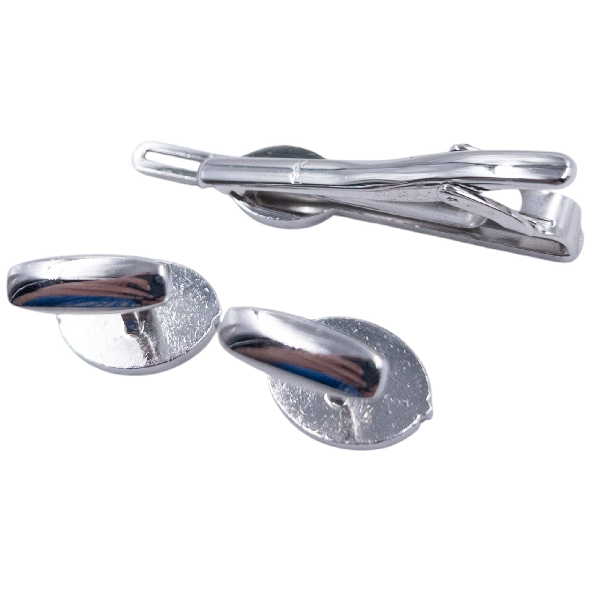 Vintage Dior Cuff Links & Tie Clip Set