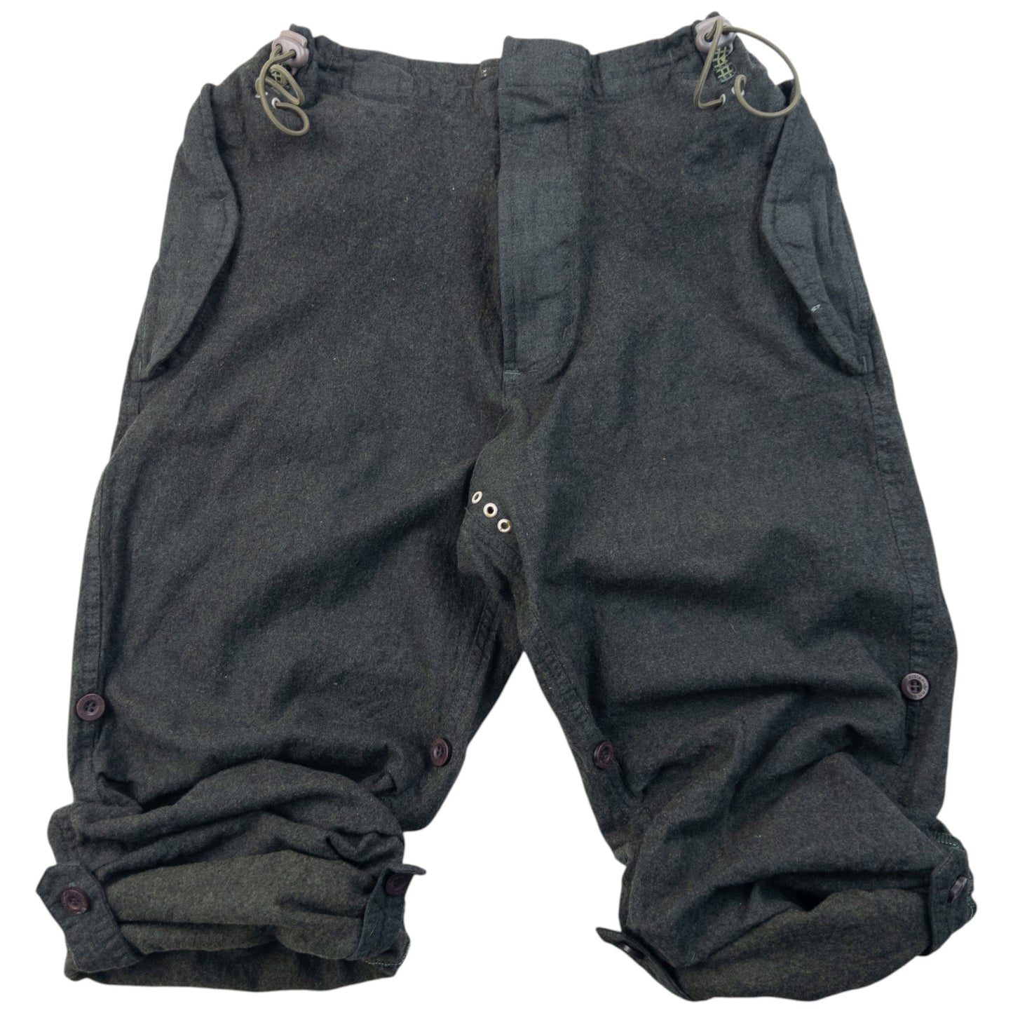Vintage Maharishi Wool Roll Up Trousers Size S