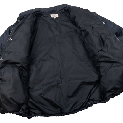 Vintage 90s Armani Jeans Button Up Puffer Jacket Size XL