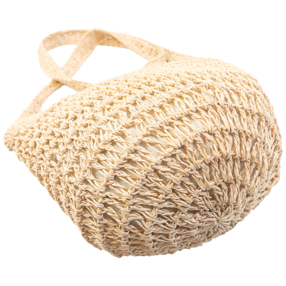 Vintage HusHusH Crochet Crossbody Bag in beige, photo 6