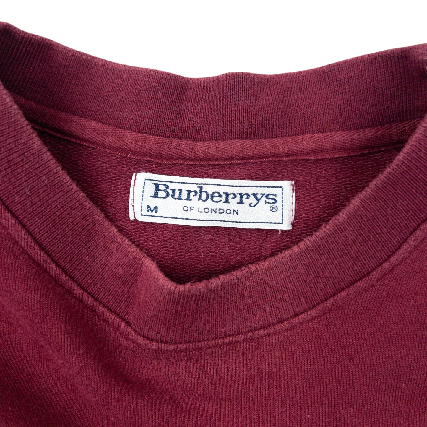 Vintage 90s Burberry Embroidered Sweatshirt Size S