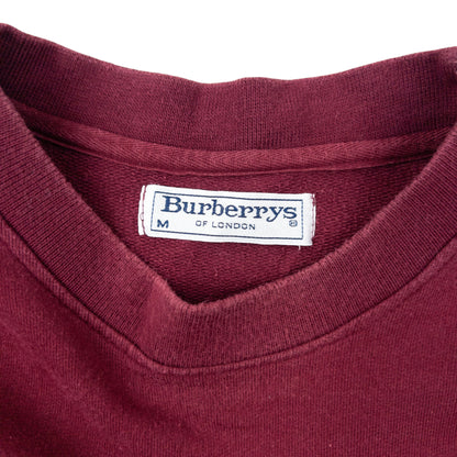 Vintage 90s Burberry Embroidered Sweatshirt Size S