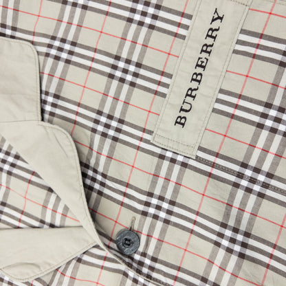 Vintage 2000s Burberry Nova Check Long Sleeve Button Up Pyjama Shirt Size M