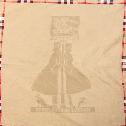 Vintage 90s Burberry Nova Check Silk Scarf