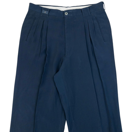 Vintage 90s Balenciaga Sports Pleated Trousers Size W31