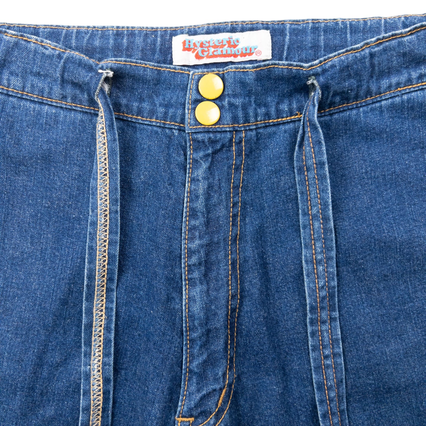 Vintage 90s Hysteric Glamour KITCH! Flared Denim Jeans Womens Size W25
