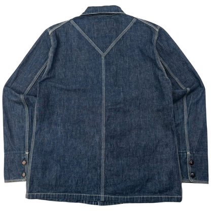 Vintage 2000s PPFM Zip Up Denim Jacket Size S