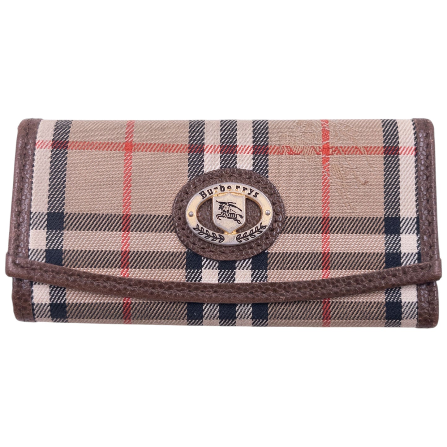 Vintage 90s Burberry Nova Check Key Holder