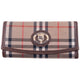 Vintage 90s Burberry Nova Check Key Holder