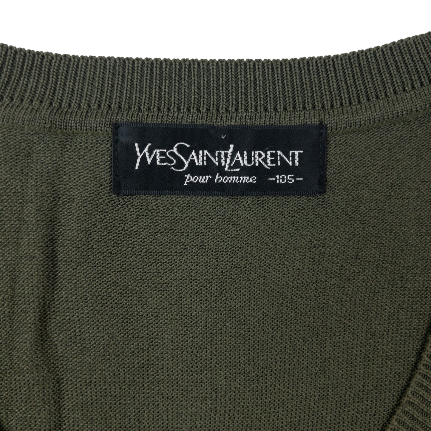 Vintage 90s YSL Yves Saint Laurent Sweater Vest Size XL