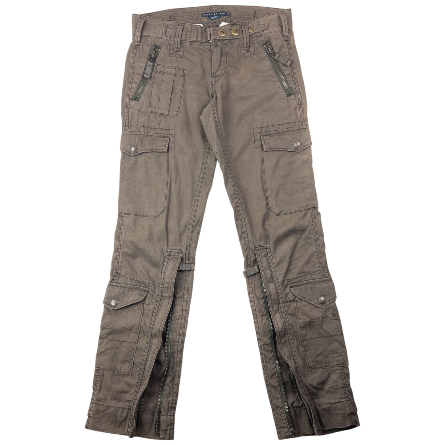 Vintage 2000s Ralph Lauren Cargo Trousers Womens Size W30