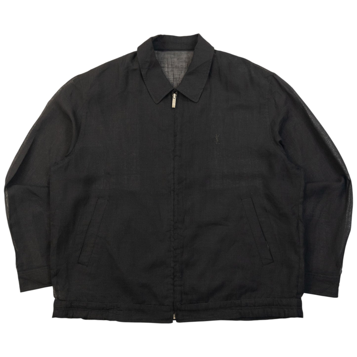Vintage 90s YSL Yves Saint Laurent Harrington Jacket Size L