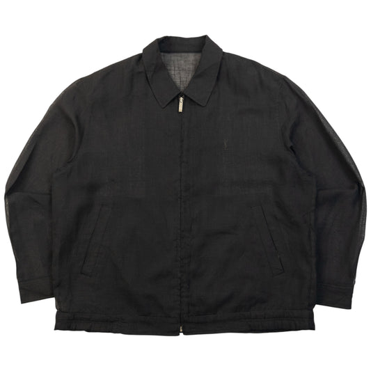 Vintage 90s YSL Yves Saint Laurent Harrington Jacket Size L