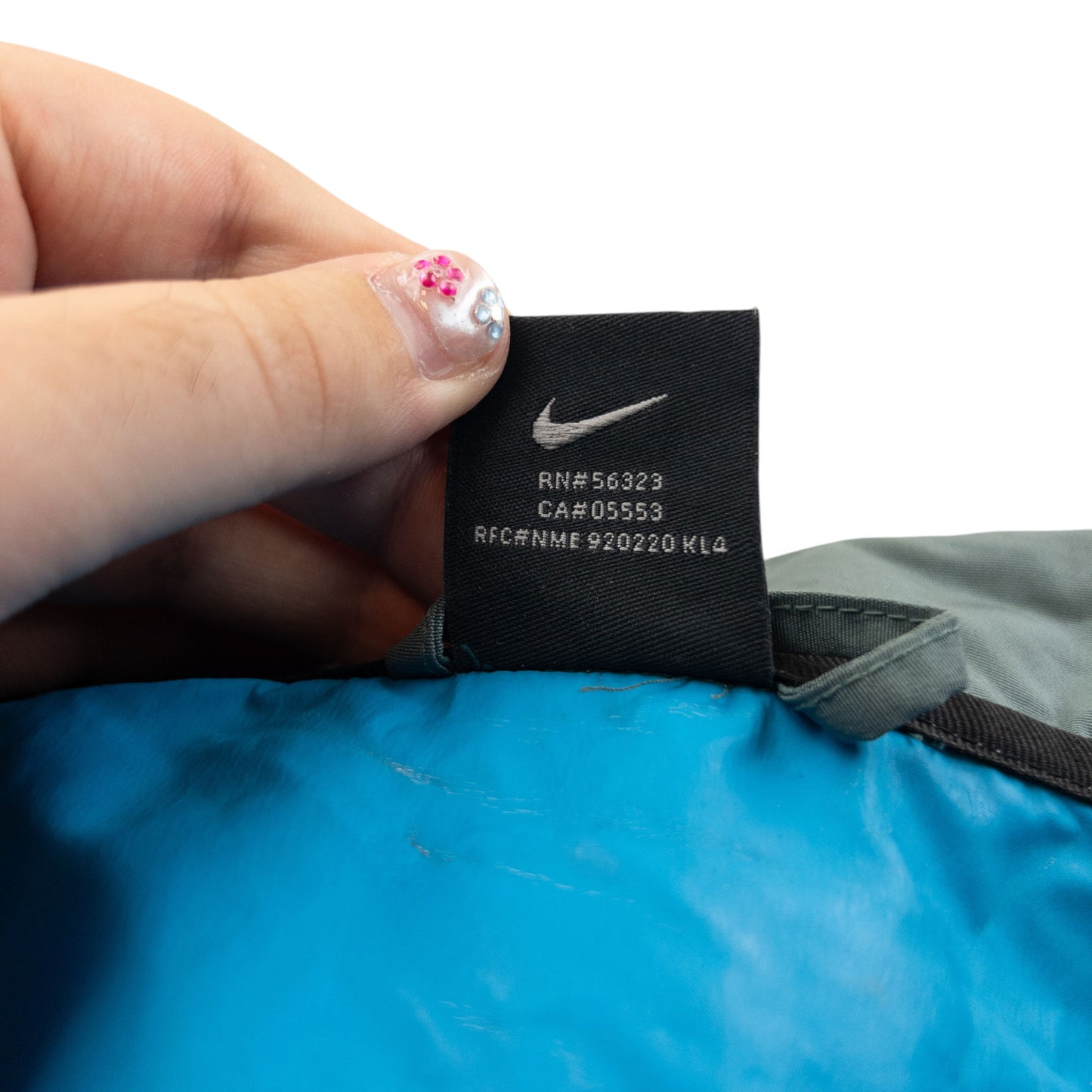 Vintage 2000s Nike Zip Up Rain Jacket Size L
