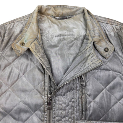 Vintage Dolce & Gabbana Quilted Biker Jacket Size M