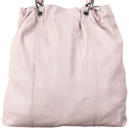 Vintage 2000s Burberry Leather Bucket Shoulder Bag