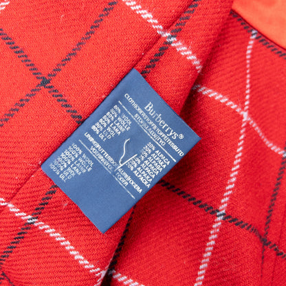 Vintage 90s Burberry Nova Check Lined Wool Jacket Size M