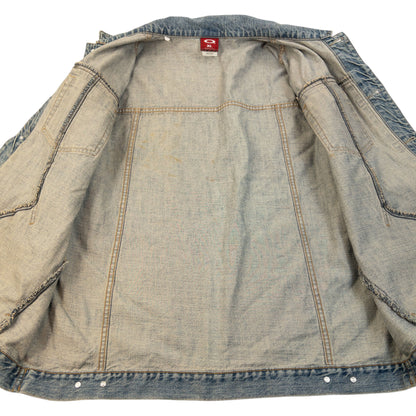 Vintage 90s Oakley Button Up Denim Jacket Size XL