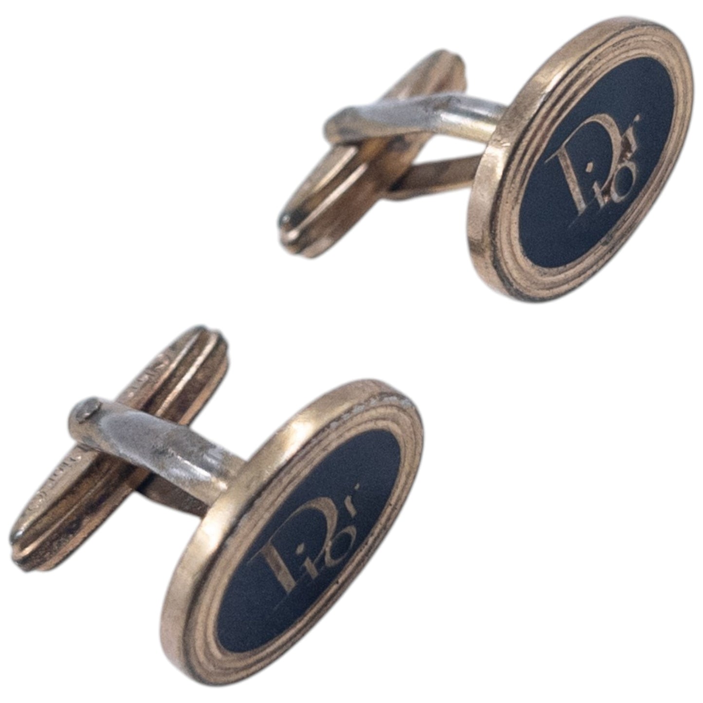 Vintage 90s Dior Embossed Cufflinks