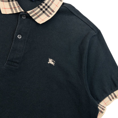 Vintage 2000s Burberry Nova Check Collar Polo Shirt Size M