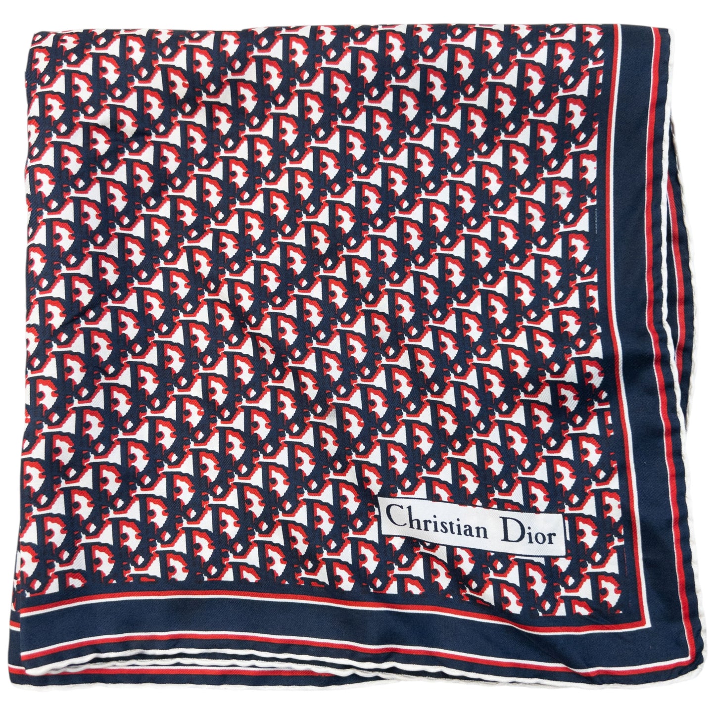 Vintage 2000s Dior Monogram Silk Scarf