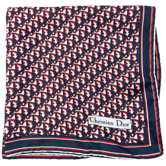 Vintage 2000s Dior Monogram Silk Scarf