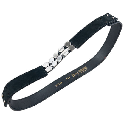 Vintage 90s Versace Versus Leather Belt Size W25