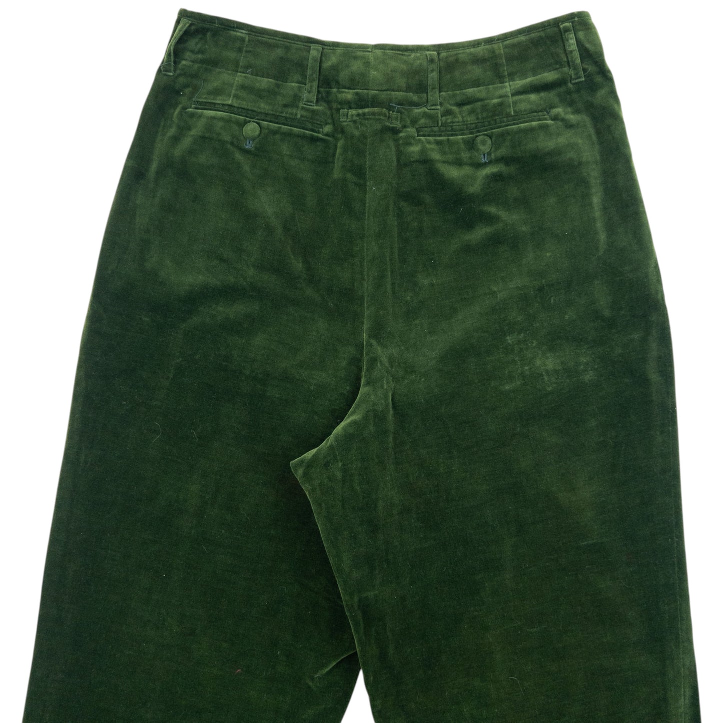 Vintage 90s Jean Paul Gaultier Velour Stirrup Trousers Size W32