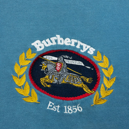 Vintage 90s Burberry Embroidered Sweatshirt Size M