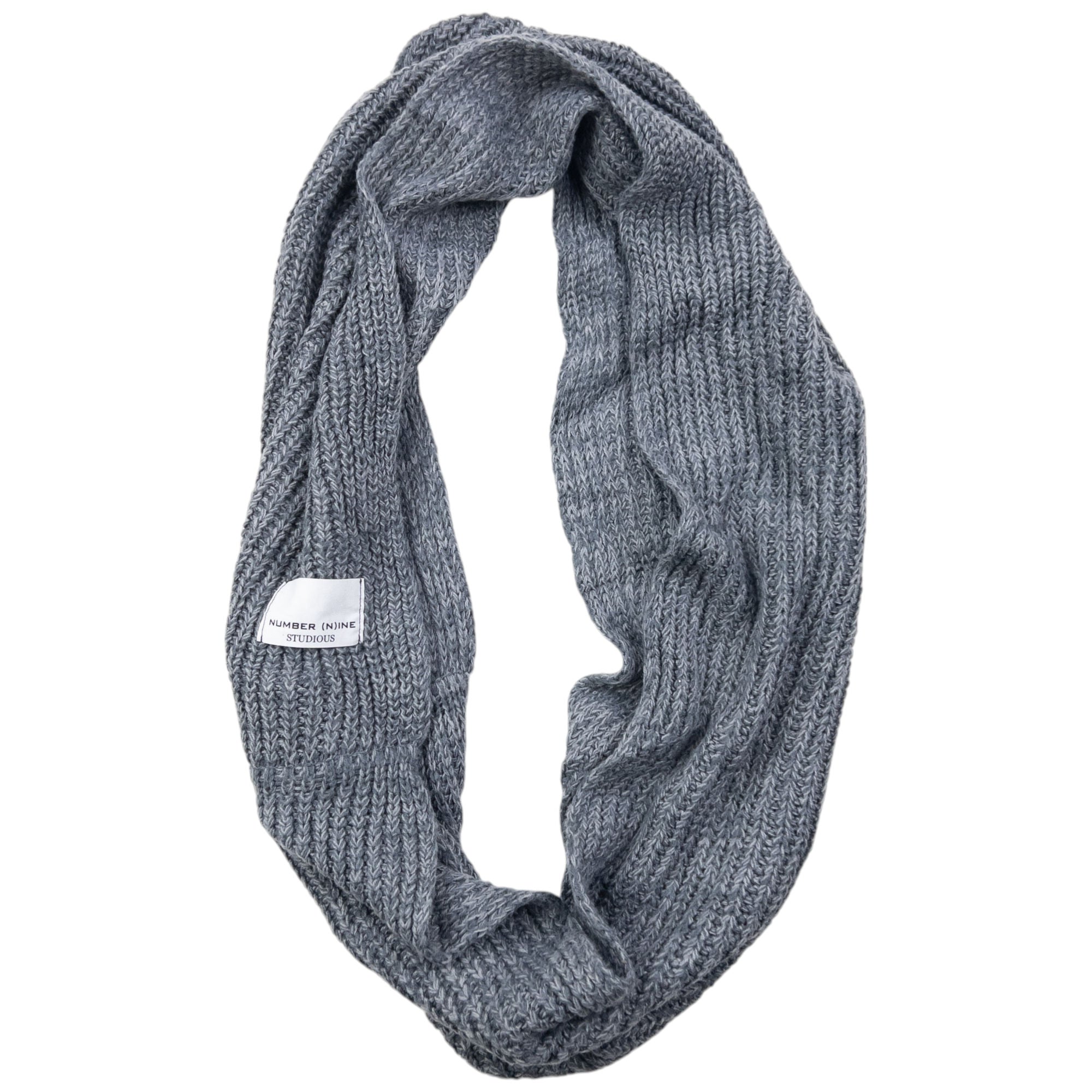 Vintage Number (N)ine Knitted Infinity Scarf