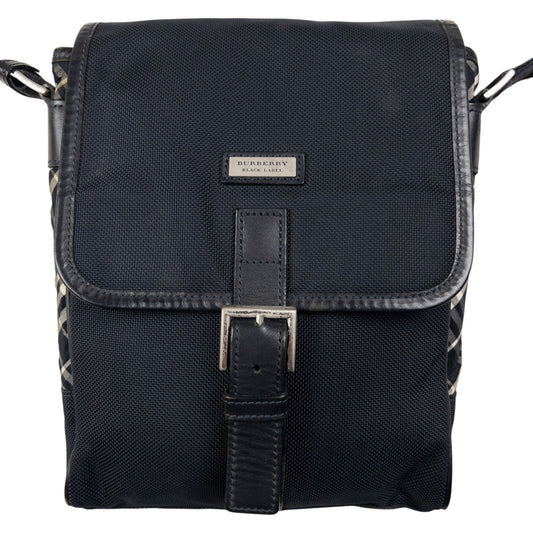 Vintage Burberry Black Label Nova Check Crossbody Bag
