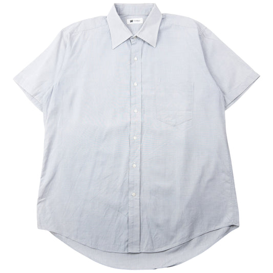 Vintage 90s Issey Miyake Striped Short Sleeve Button Up Shirt Size L