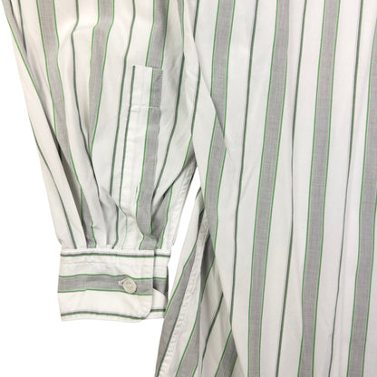 Vintage Issey Miyake Striped Long Sleeve Button Up Shirt Size m