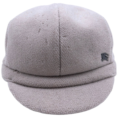 Vintage Burberry Wool Newsboy Hat Size M