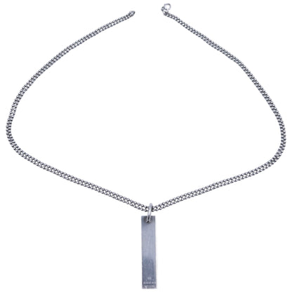 Vintage Gucci Silver Pendent Double-Chain Necklace