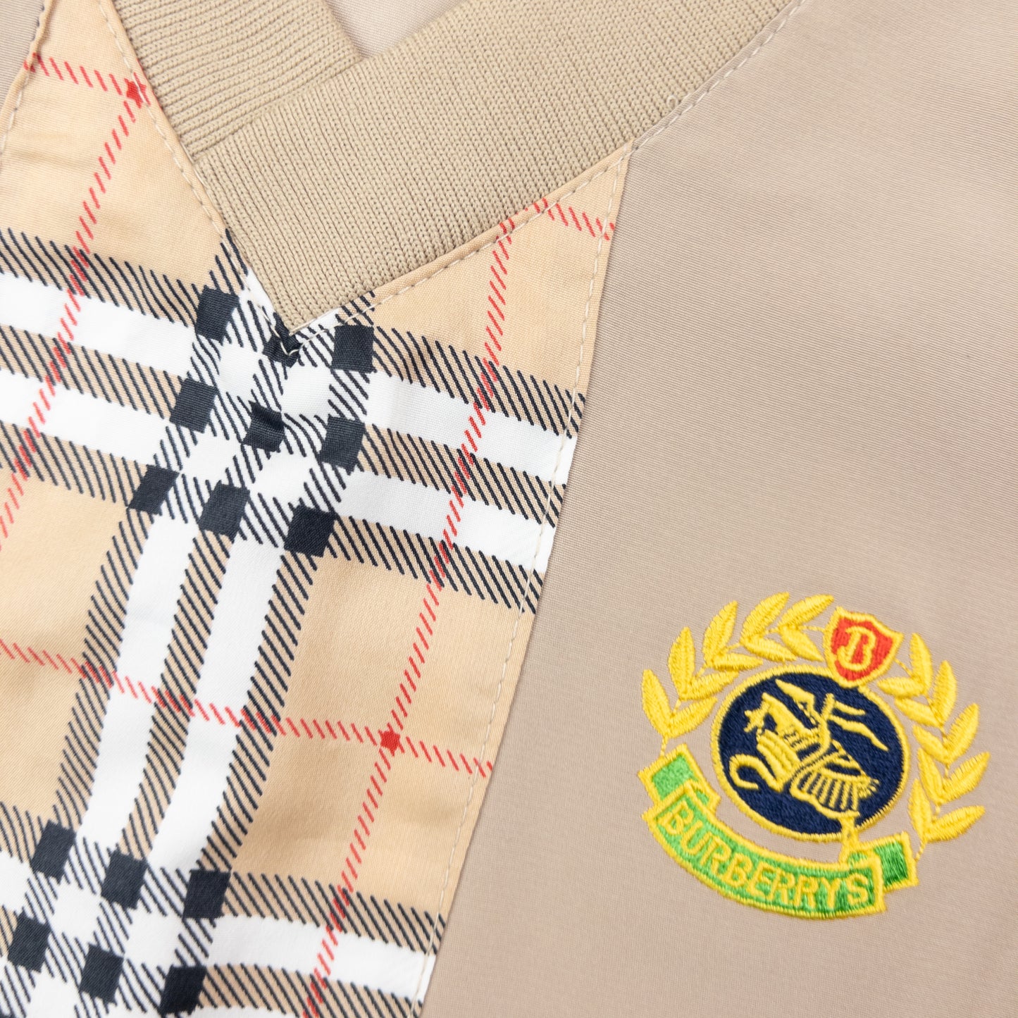 Vintage 90s Burberry Nova Check Lightweight Pullover Jacket Size S