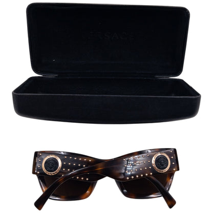 Vintage 2000s Versace Tortoise Shell Sunglasses