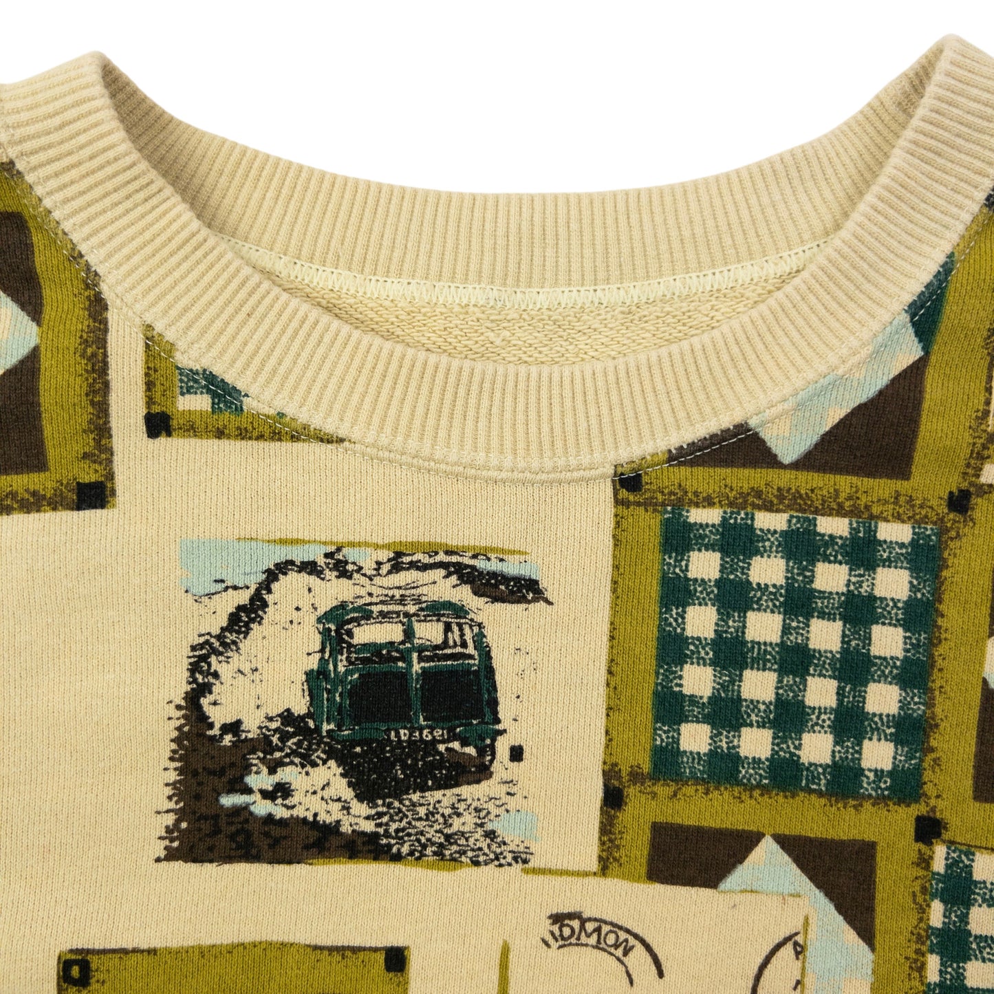 Vintage 90s Hai Sporting Gear By Issey Miyake Pattern Sweatshirt Size S